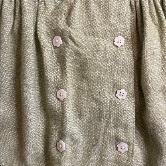 Gymboree Vintage 2001 Wool Blend Embroidered Green Dress - Picture 9 of 9